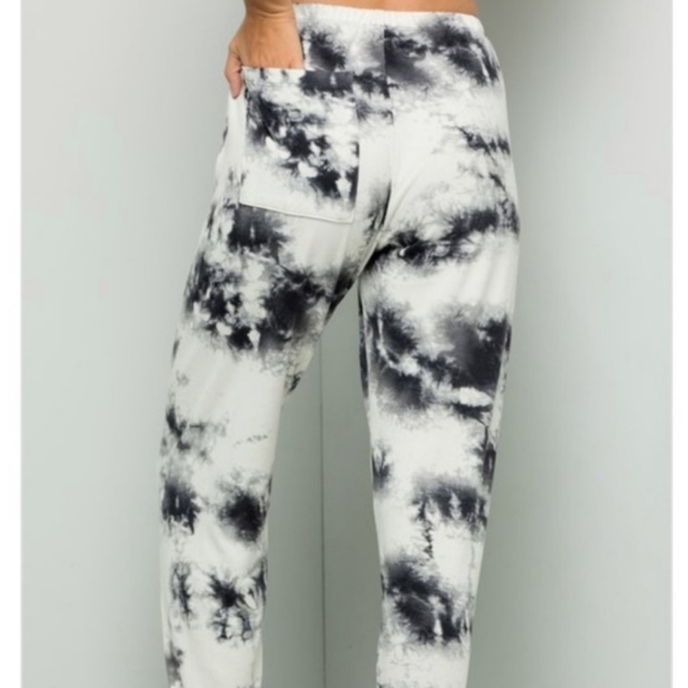 Tie Dye Jersey Knit Lounge Pants - Picture 2 of 5